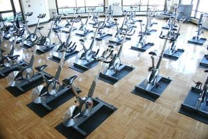 Dance Floor in a Cycling Studio in Wichita, TX