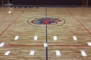 Lakeland Baptist Church basketball court