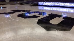 TCU Nike Frogskin Court Logo