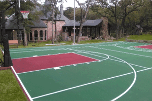 Plexipave Tennis Court